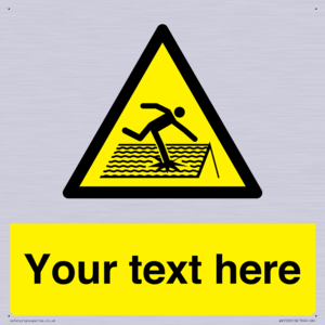 Custom Figure on Roof Sign